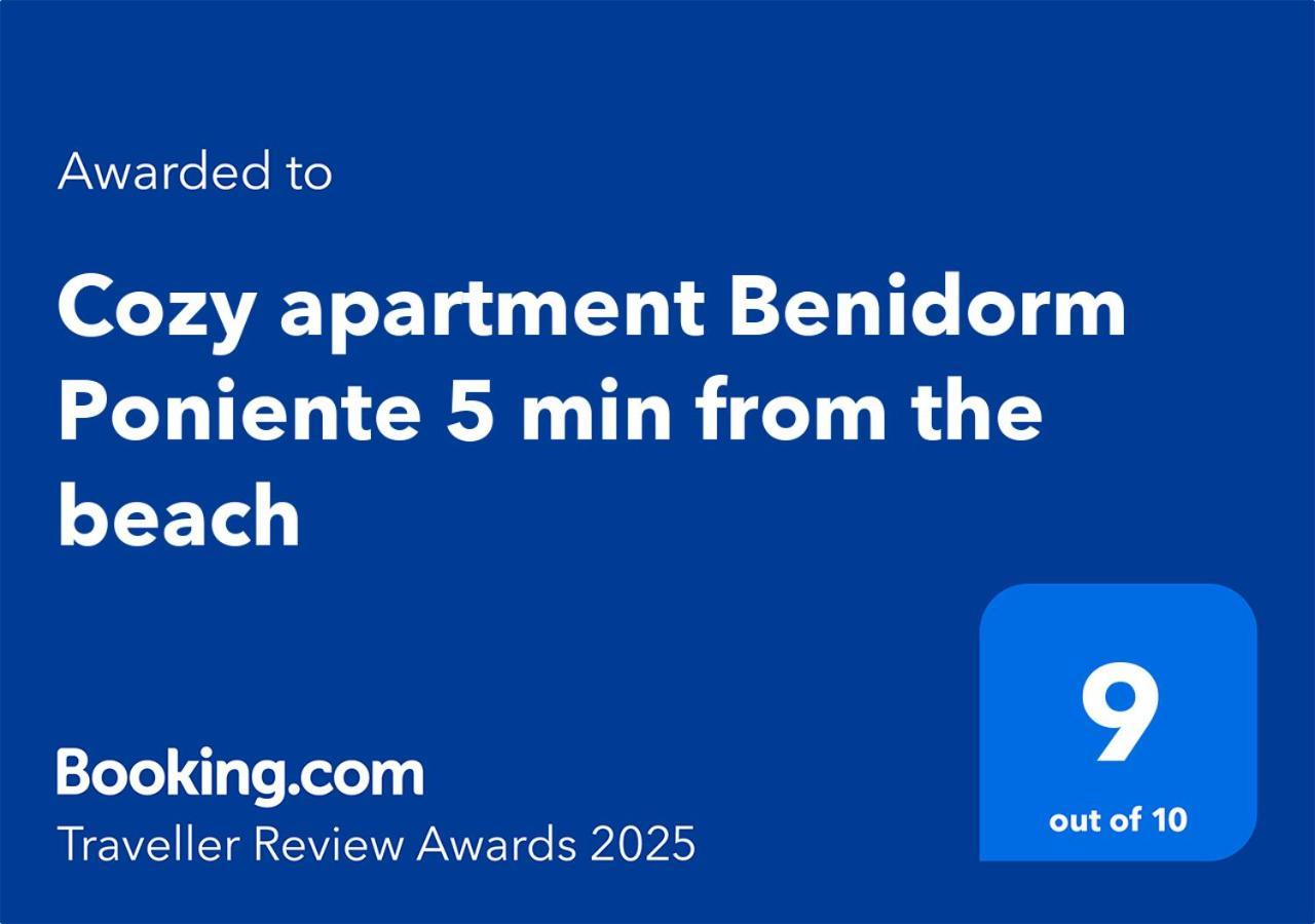 Cozy Apartment Benidorm Poniente 5 Min From The Beach Екстериор снимка